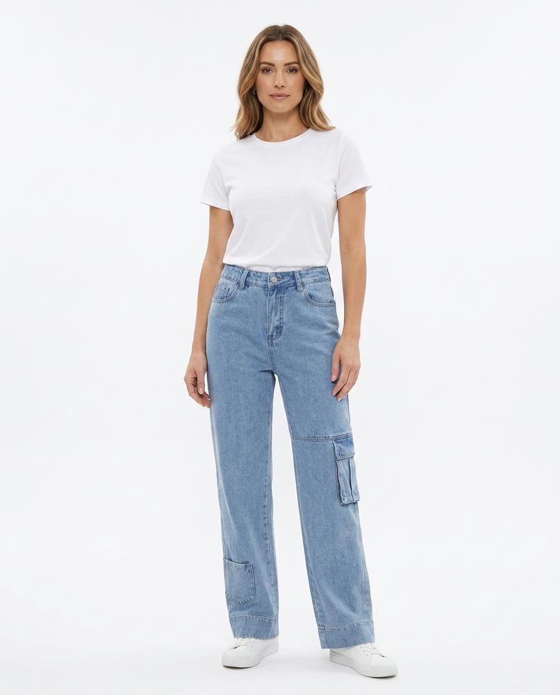 Heidi Outlet - Sevin | Gerade Geschnittene Baumwoll Hose Unisex