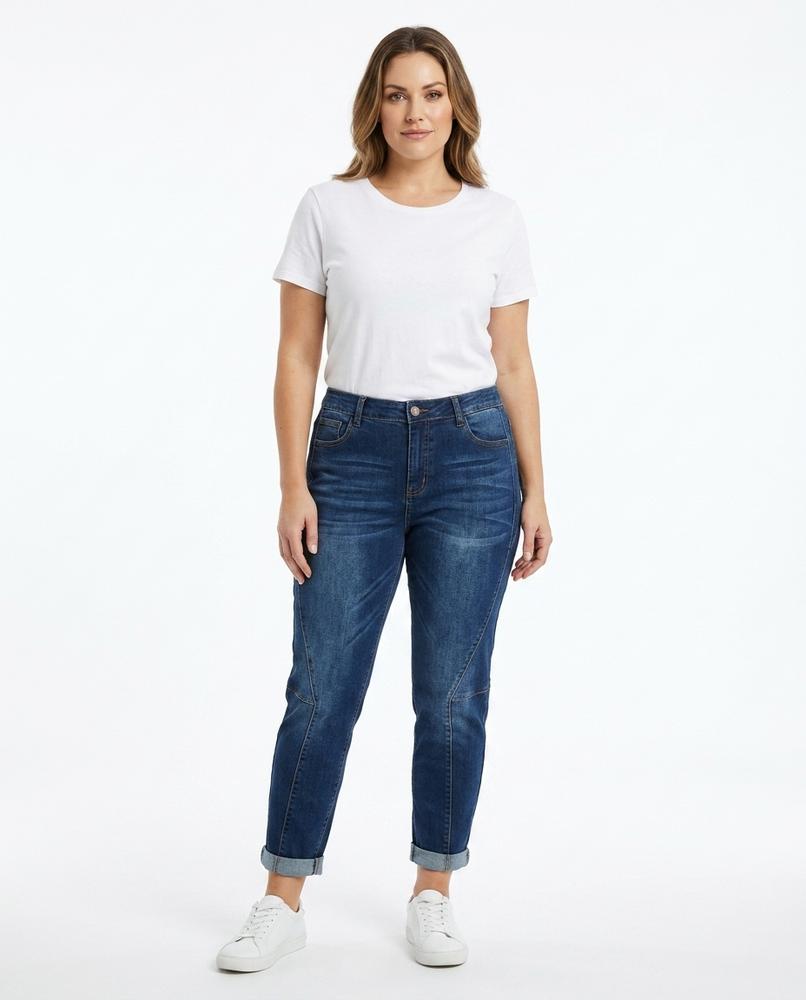 Heidi Outlet - Zelom | Eng Anliegend Kontrastgesteppt Hose Damen