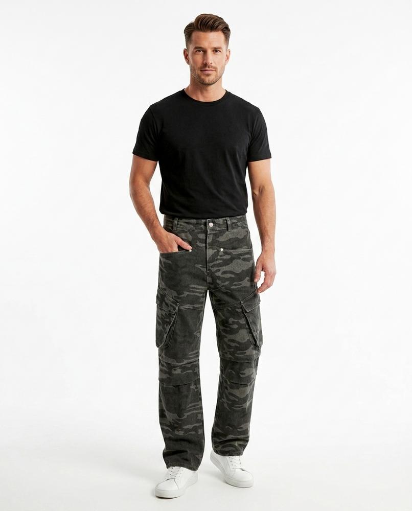 Heidi Outlet - Zanal | Gemustert Cargo Hose Unisex
