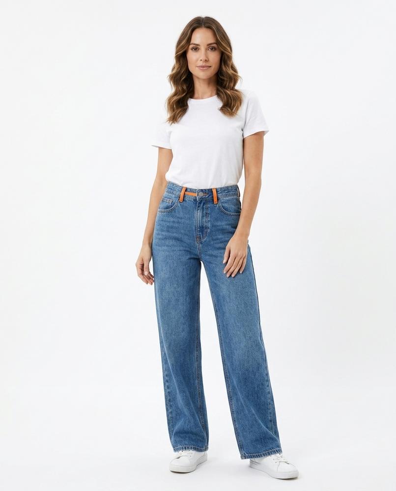 Heidi Outlet - Alzan | Weite Denim Hose Damen