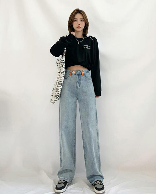 Heidi Outlet - Alzan | Weite Denim Hose Damen