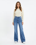 Heidi Outlet - Vinor | Ausgestellte Hoch Taillierte Hose Damen