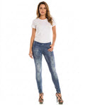 Heidi Outlet - Malom | Eng Anliegend Bedruckt Hose Damen