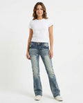 Heidi Outlet - Camor | Ausgewaschene Tief Sitzende Hose Damen
