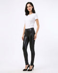 Heidi Outlet - Rihal | Glänzend Enganliegend Hose Damen