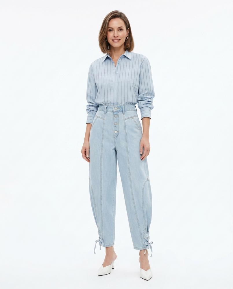 Heidi Outlet - Losil | Hochgeschnitten Geschnürt Hose Damen