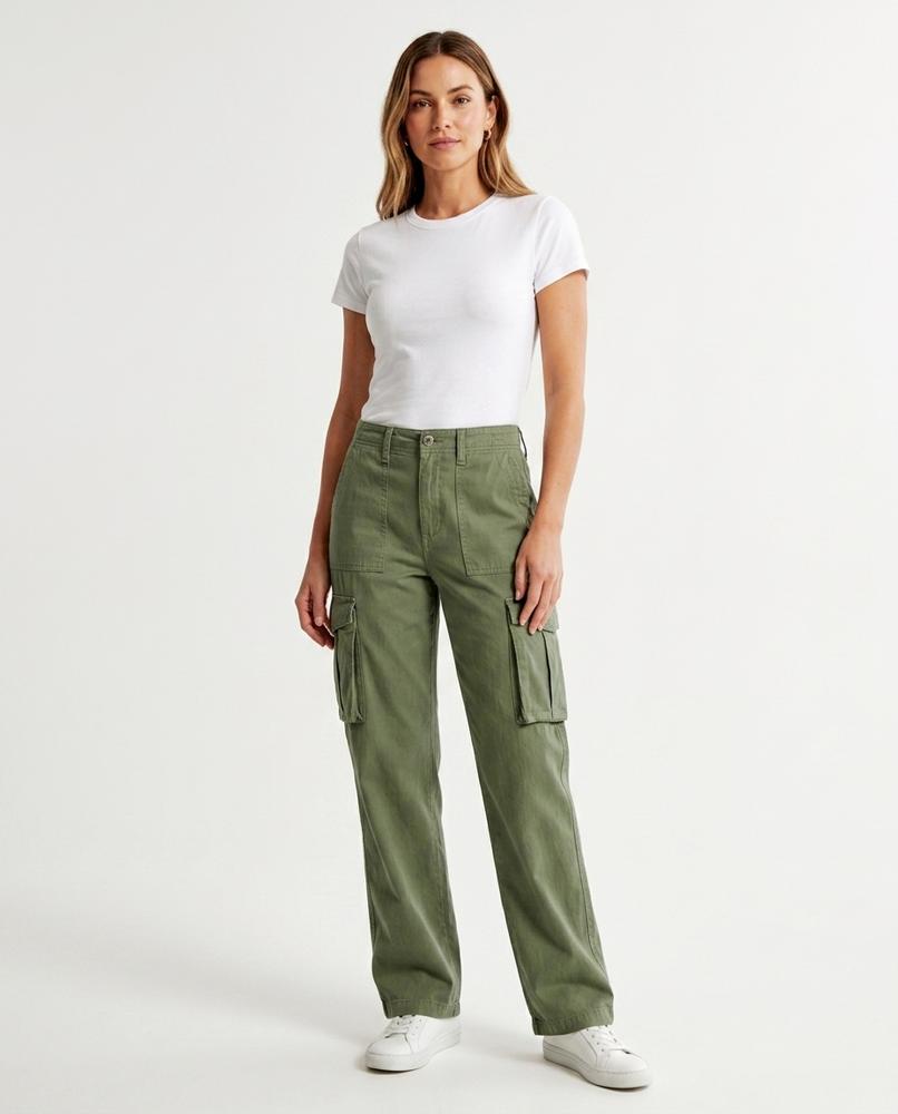 Heidi Outlet - Elmon | Gerade Geschnittene Baumwoll Hose Damen