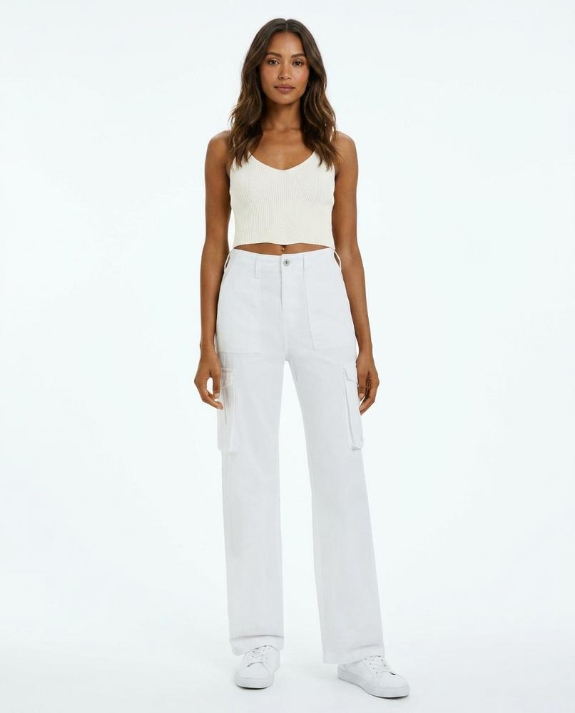 Heidi Outlet - Elmon | Gerade Geschnittene Baumwoll Hose Damen