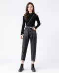 Heidi Outlet - Ketor | Hochgeschnittene Baumwoll Hose Damen