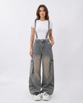 Heidi Outlet - Coram | Weit Geschnittene Cargo Hose Damen