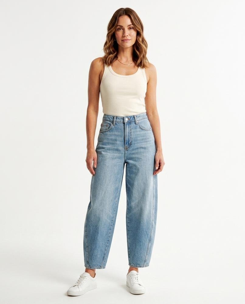 Heidi Outlet - Lymar | Hoch Taillierte Weit Geschnittene Hose Damen