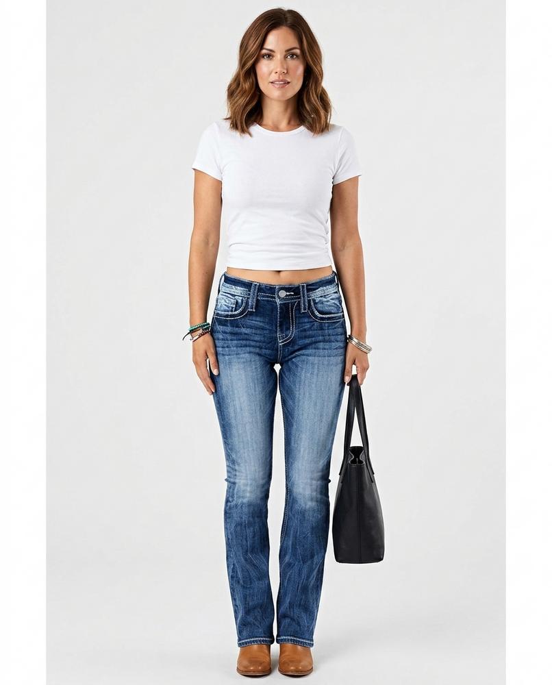 Heidi Outlet - Lylor | Ausgestellte Kontrastgesteppte Hose Damen