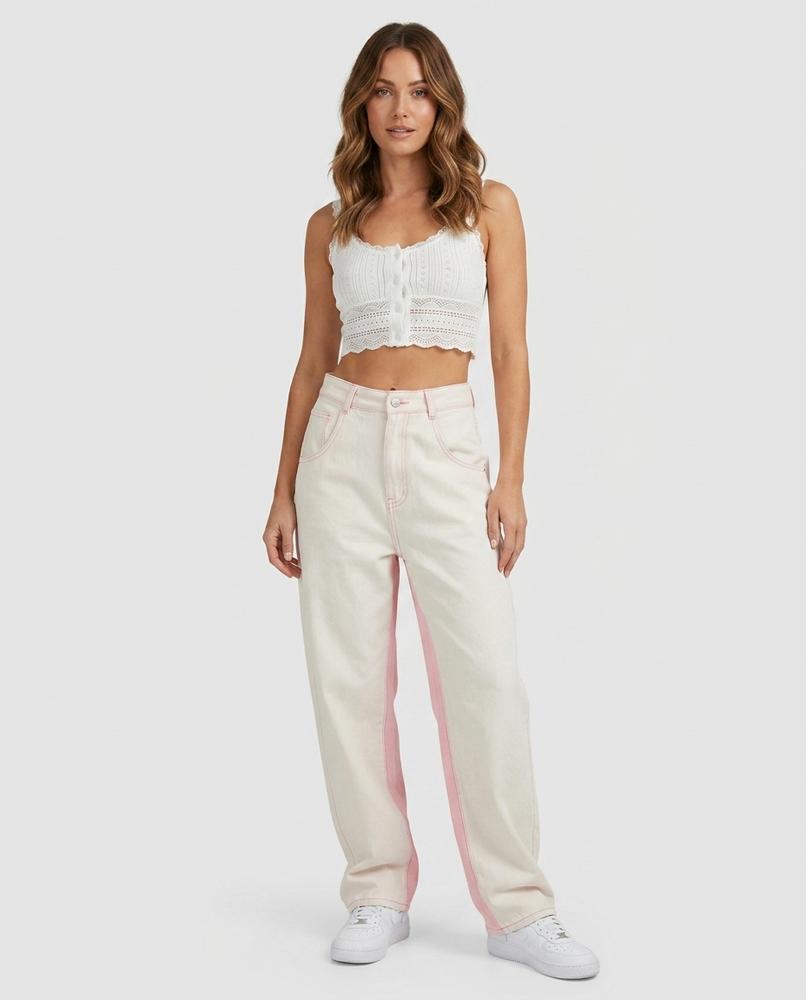 Heidi Outlet - Nemor | Weit Geschnittene Baumwoll Hose Damen