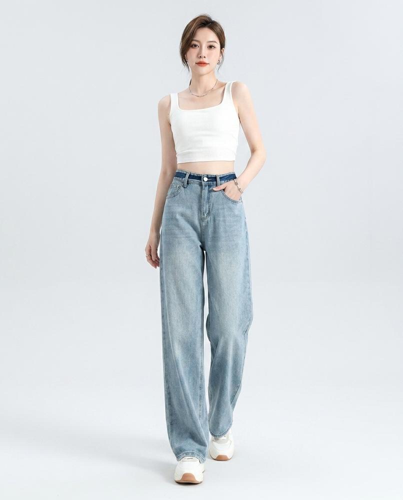 Heidi Outlet - Lomar | Weit geschnittene Baumwoll Hose Damen