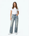 Heidi Outlet - Zaral | Gewaschene Weitbeinige Hose Unisex