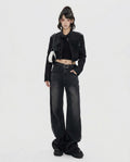 Heidi Outlet - Mamor | Weit Geschnittene Baumwoll Hose Damen