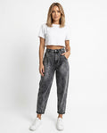 Heidi Outlet - Rosil | Karottenförmige Gewaschene Hose Damen