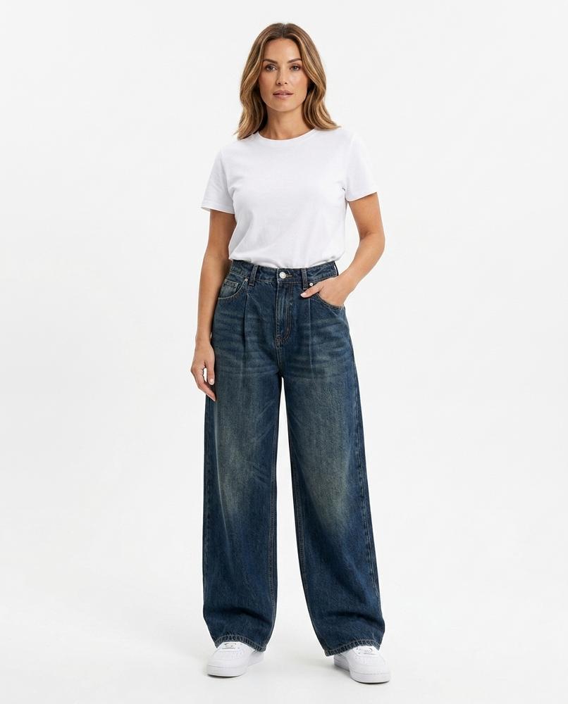 Heidi Outlet - Nimer | Weit Geschnittene Baumwoll Hose Damen
