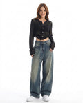 Heidi Outlet - Saron | Weit Geschnittene Baumwoll Hose Unisex