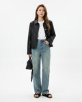 Heidi Outlet - Taren | Weit Geschnittene Gewaschene Hose Damen