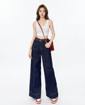 Heidi Outlet - Veral | Weit Geschnittene Denim Hose Damen