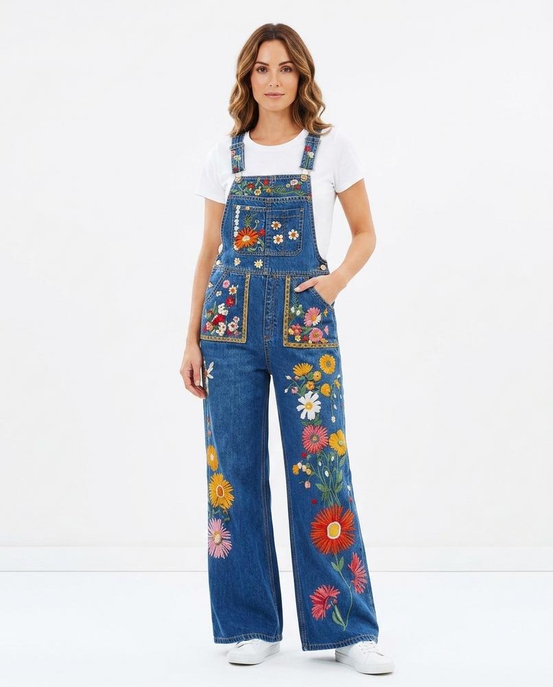 Heidi Outlet - Coser | Bestickt Ausgestellt Hose Damen