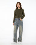 Heidi Outlet - Tinal | Ausgefranste Verwaschene Hose Unisex