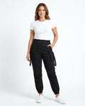 Heidi Outlet - Lolor | Hochgeschnittene Geraffte Hose Damen