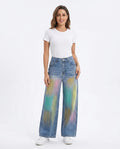 Heidi Outlet - Lymon | Mehrfarbige Baumwoll Hose Unisex