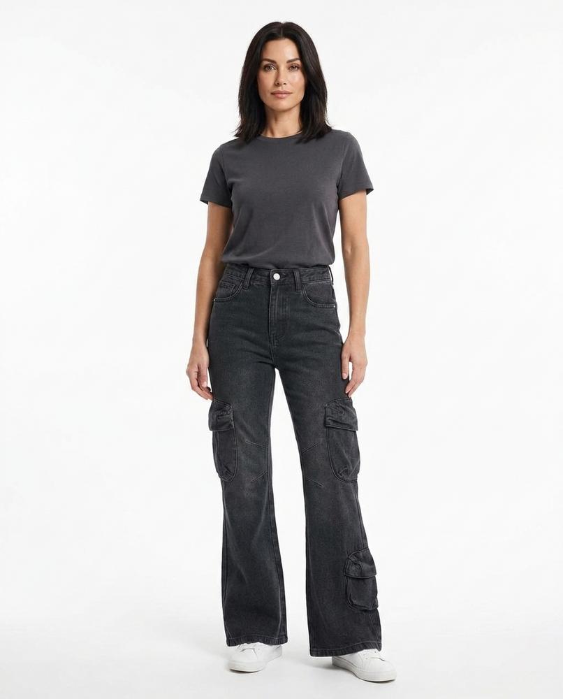 Heidi Outlet - Nemel | Ausgestellte Cargo Hose Damen