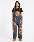 Heidi Outlet - Coron | Bestickt Weit Geschnitten Hose Damen