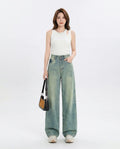 Heidi Outlet - Loran | Weit Geschnittene Baumwoll Hose Damen