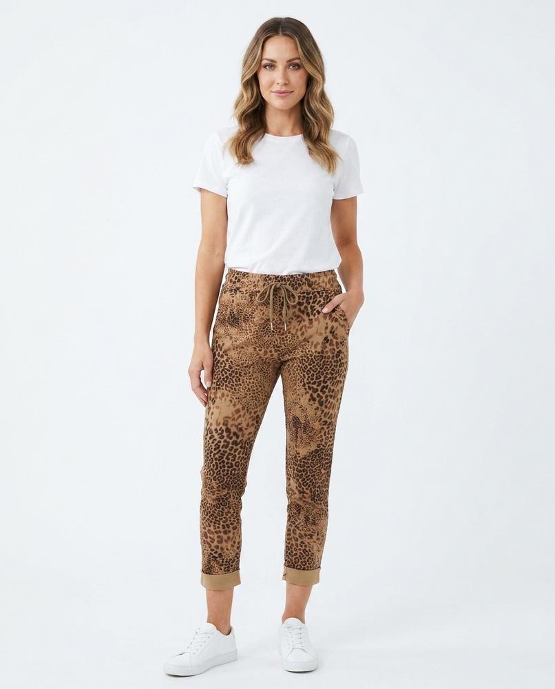 Heidi Outlet - Artal | Bedruckte Gekrempelte Hose Damen