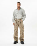 Heidi Outlet - Larev | Strukturiert Denim Hose Unisex