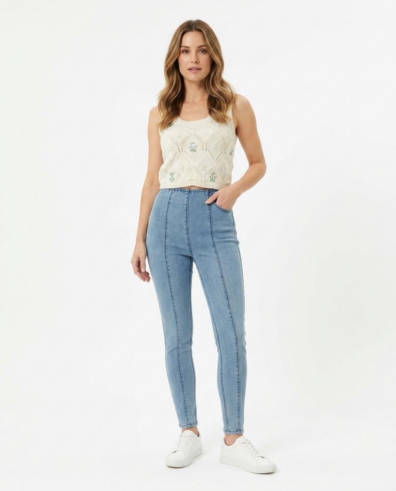 Heidi Outlet - Cavan | Hoch Tailliert Eng Anliegend Hose Damen