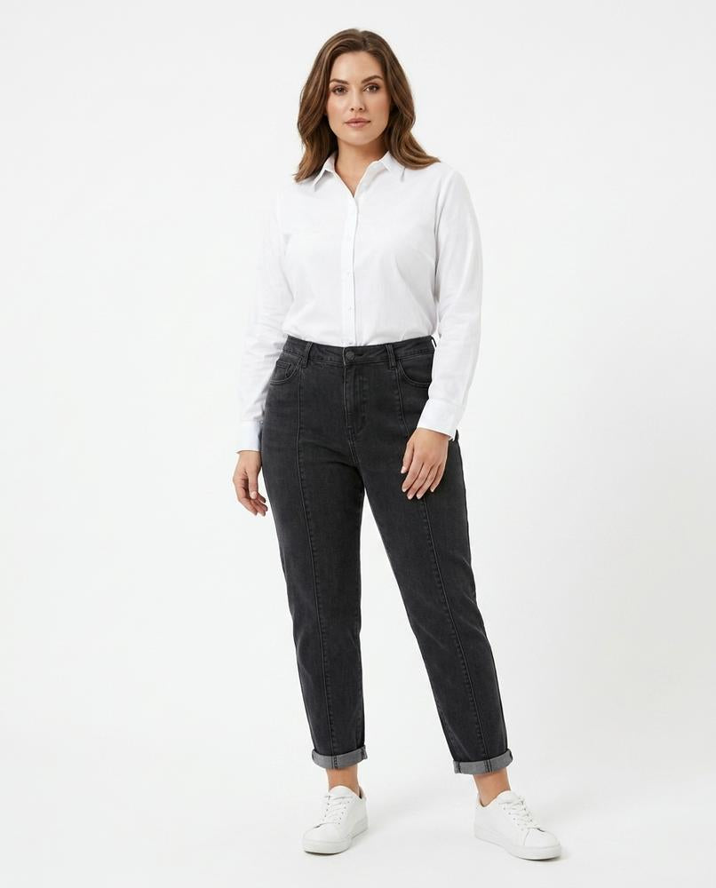 Heidi Outlet - Rasan | Hochgeschnittene Konische Hose Damen