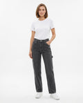 Heidi Outlet - Tizan | Gerade Geschnittene Baumwoll Hose Unisex