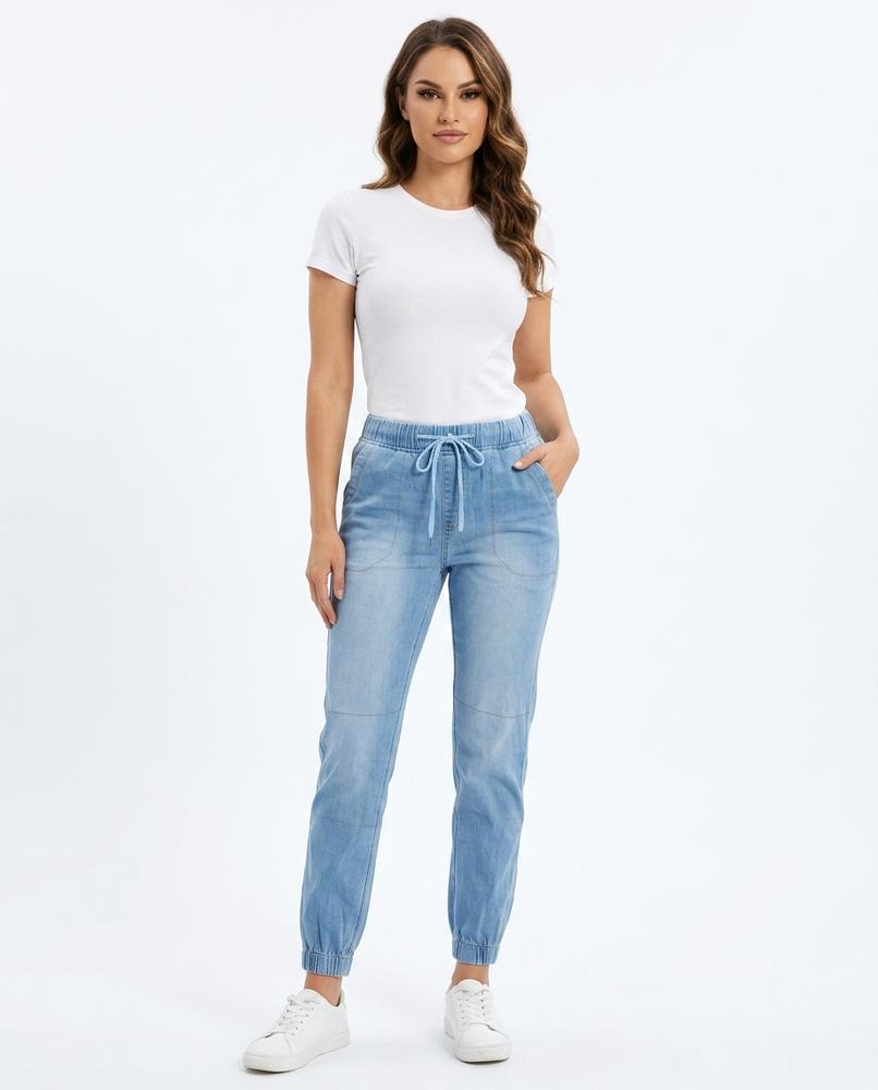 Heidi Outlet - Sasil | Elastische Gewaschene Hose Damen