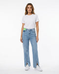 Heidi Outlet - Mamon | Gerade Geschnittene Baumwoll Hose Damen
