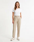 Heidi Outlet - Tiver | Gerade Geschnittene Plissierte Hose Damen