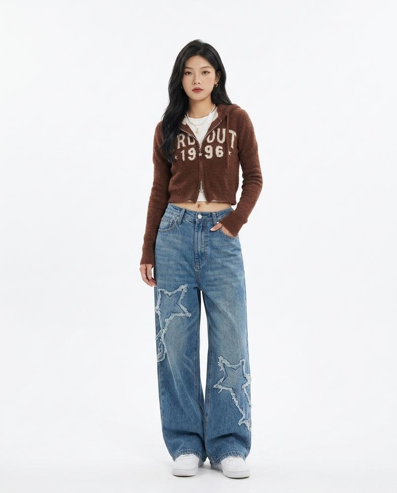 Heidi Outlet - Levar | Weit Geschnittene Baumwoll Hose Damen