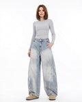 Heidi Outlet - Varel | Weit Geschnittene Denim Hose Unisex