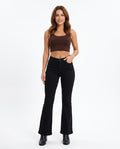 Heidi Outlet - Kelev | Ausgestellte Körperbetonte Hose Damen