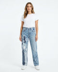 Heidi Outlet - Vadan | Bemalte Gerade Geschnittene Hose Unisex