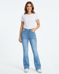 Heidi Outlet - Niken | Ausgestellte Hoch Taillierte Hose Damen