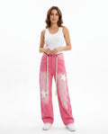 Heidi Outlet - Misen | Weit Geschnittene Applizierte Hose Damen