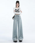 Heidi Outlet - Latal | Hochgeschnittene Weite Hose Damen