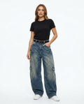 Heidi Outlet - Yohal | Weit Geschnittene Denim Hose Unisex