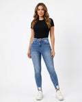 Heidi Outlet - Colev | Ausgefranste Körpernahe Hose Damen