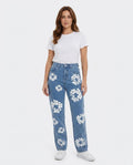Heidi Outlet - Almir | Bedruckte Gerade geschnittene Hose Damen